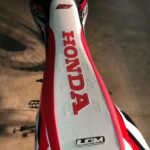 🏁 Seat cover for Honda CRF230L CRF 230L ultragrip, red white, all years