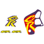 🏁 Graphics decals for Honda CR80R CR 80 1995, thick, glossy laminate PREMIUM