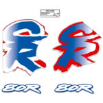 🏁 Graphics decals for Honda CR80R CR 80 1993, thick, glossy laminate PREMIUM