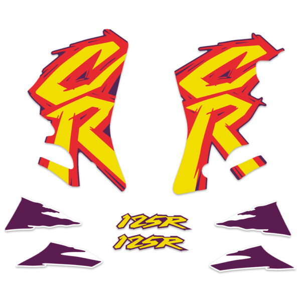 Decals graphics for Honda CR125R 1995