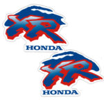 🏁 Graphics Tank decals for Honda XR80R XR100R 1993 blue red, thick, glossy laminate