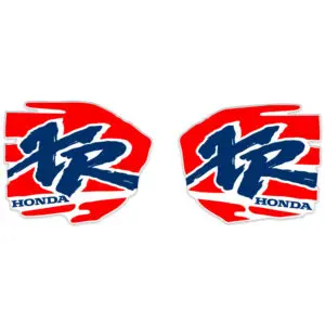 Graphics Tank decals for Honda XR80R XR100R 1994 orange, thick, glossy laminate premium