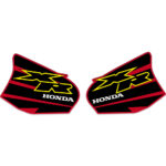 🏁 Graphics Tank decals for Honda XR80R XR100R 2000 Laminate Premium