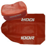 🏁 Seat cover & Tool Bag for Honda XR 100R 1992 orange synthetic leather