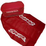 🏁 Seat cover & Tool Bag for Honda XR 100R 1995 red synthetic leather