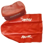 🏁 Seat cover & Tool Bag for Honda XR 100R 1993 orange synthetic leather