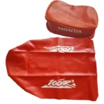 🏁 Seat cover & Tool Bag for Honda XR 100R 1994 orange synthetic leather