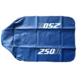 🏁 Seat cover for Honda XR250R XR 250 1986, Blue synthetic leather with white letters