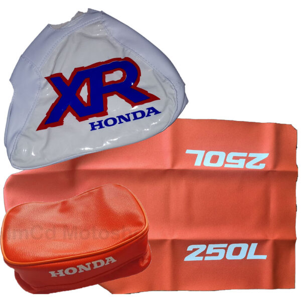 Seat cover tank cover andtools bag for Honda XR250L 1992