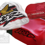 🏁 Seat cover, Tank Cover & Tool Bag for Honda XR100R XR 100 1998 Red and black