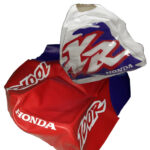 Honda XR100R Seat and Tank Cover (1996) – Red and Purple