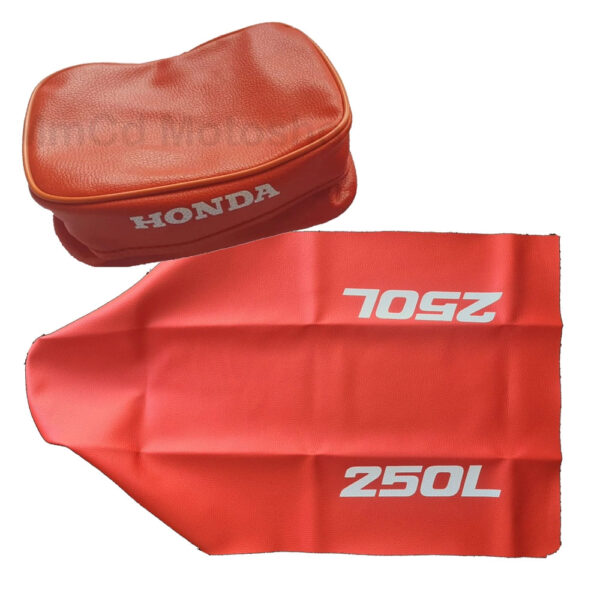 Seat cover and fender tool bag for honda xr250l 1992 xr 250 orange