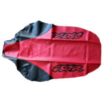 🏁 Seat cover for Honda XR250R XR 250 1999 Red and black synthetic leather