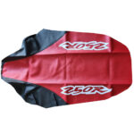 🏁 Seat cover for Honda XR250R XR 250 1997 Red and black synthetic leather