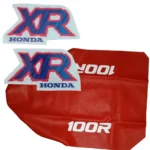 🏁 Seat cover and Tank Decals Graphics for Honda XR 100R 1992 Orange