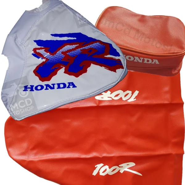 Seat cover , tank cover and rear fender bag for Honda Xr100R 1993