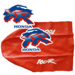 🏁 Seat cover and Tank Decals Graphics for Honda XR 100R 1993 Orange