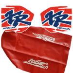 🏁 Seat cover and Tank Decals Graphics for Honda XR 100R 1994 Orange
