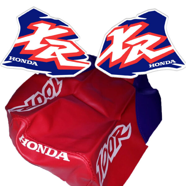 seat cover decals for honda xr100 1996 purple