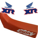 XR250R Seat Cover and Tank Decals Graphics 1991