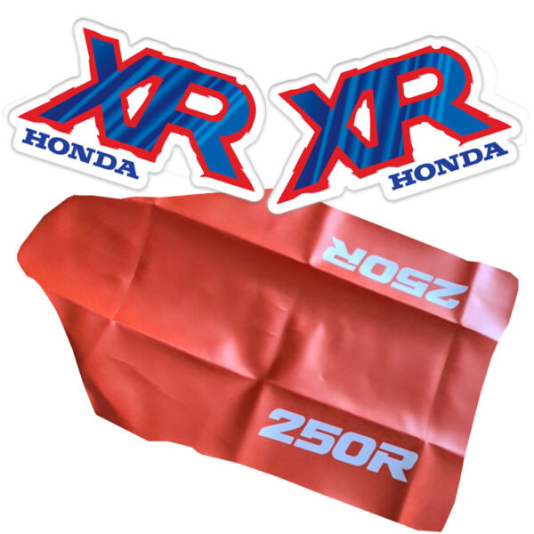 tank decals graphics and seat cover for honda xr 250r 1992