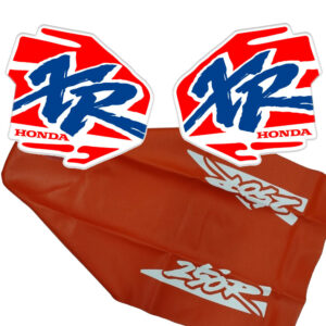 tank decals graphics and seat cover for honda xr 250r 1994