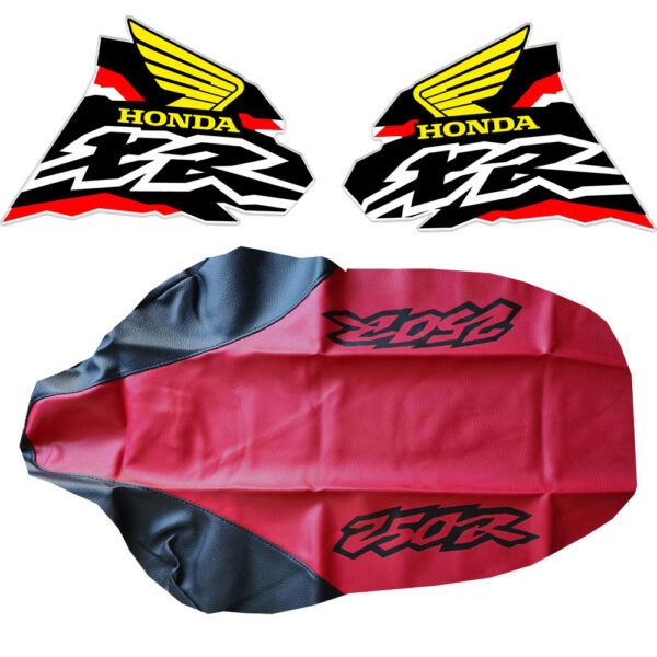 Seat cover graphics tank decals for honda xr250r 1998