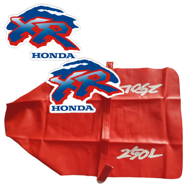 seat cover and tank decals graphics for honda xr250l 93
