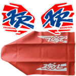 Honda XR250L Seat Cover and Tank Decals Graphics (1994)