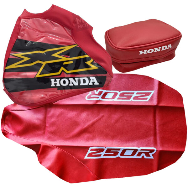 Seat cover Tank cover and rear tools bag Honda Xr 250 2000