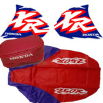Honda XR250R Seat Cover, Tank Decals Graphics & Tool Bag (1996)