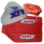 Honda XR600R Seat Cover, Tank Cover & Tool Bag (1991)
