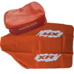Honda XR600R Seat Cover & Tool Bag (1990) – Orange Synthetic Leather