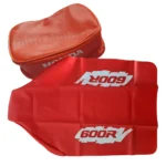 Honda XR600R Seat Cover & Tool Bag (1991) – Orange Synthetic Leather