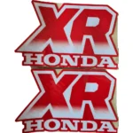 🏁 Tank decals Graphics for Honda XR600R XR 600 XR600 1987 Red thick, 3M glossy laminate
