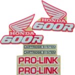 🏁 Tank decals Graphics for Honda XR600R XR 600 XR600 1989 Red thick high quality