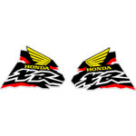 🏁 Kit Graphics Tank decals for Honda XR400R 1998 thick glossy laminate premium