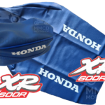 🏁 Seat cover, Tank Decals Graphics & Tool Bag for Honda XR600R XR 600 1988