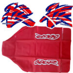 🏁 Seat cover & Tank Decals Graphics for Honda XR600R XR 600 1995