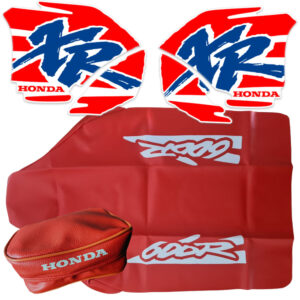 Kit seat cover, graphics, tools bag Honda XR600 1994