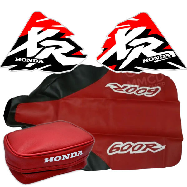 Kit seat cover, graphics, tools bag Honda XR600 1997