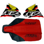 🏁 Seat cover & Tank Decals Graphics for Honda XR600R XR 600 1998