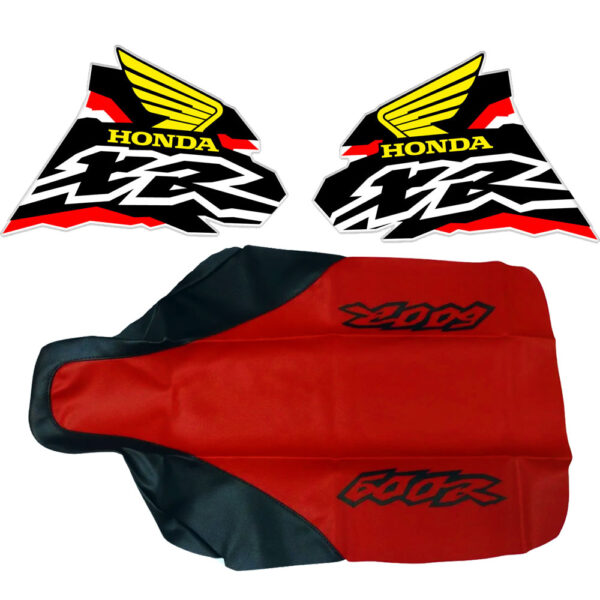 Seat cover-graphics decals for honda xr600 98