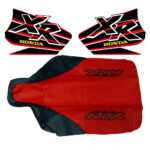 🏁 Seat cover & Tank Decals Graphics for Honda XR600R XR 600 1999