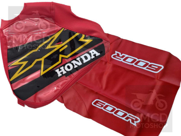 Seat cover and tank cover for Honda Xr 600 2000 red