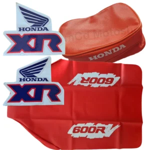 Kit seat cover, graphics, tools bag Honda XR600 1991