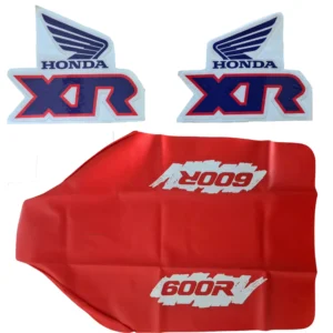 Seat cover graphics tank decals for Honda XR600R 1991 91