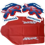 🏁 Seat cover & Tank Decals Graphics for Honda XR600R XR 600 1993