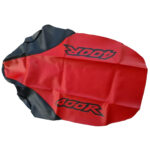 🏁 Seat cover for Honda XR400R XR 400 1999 Red and Black synthetic leather