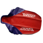 🏁 Seat cover for Honda XR400R XR 400 XR400 1996 Red and purple synthetic leather